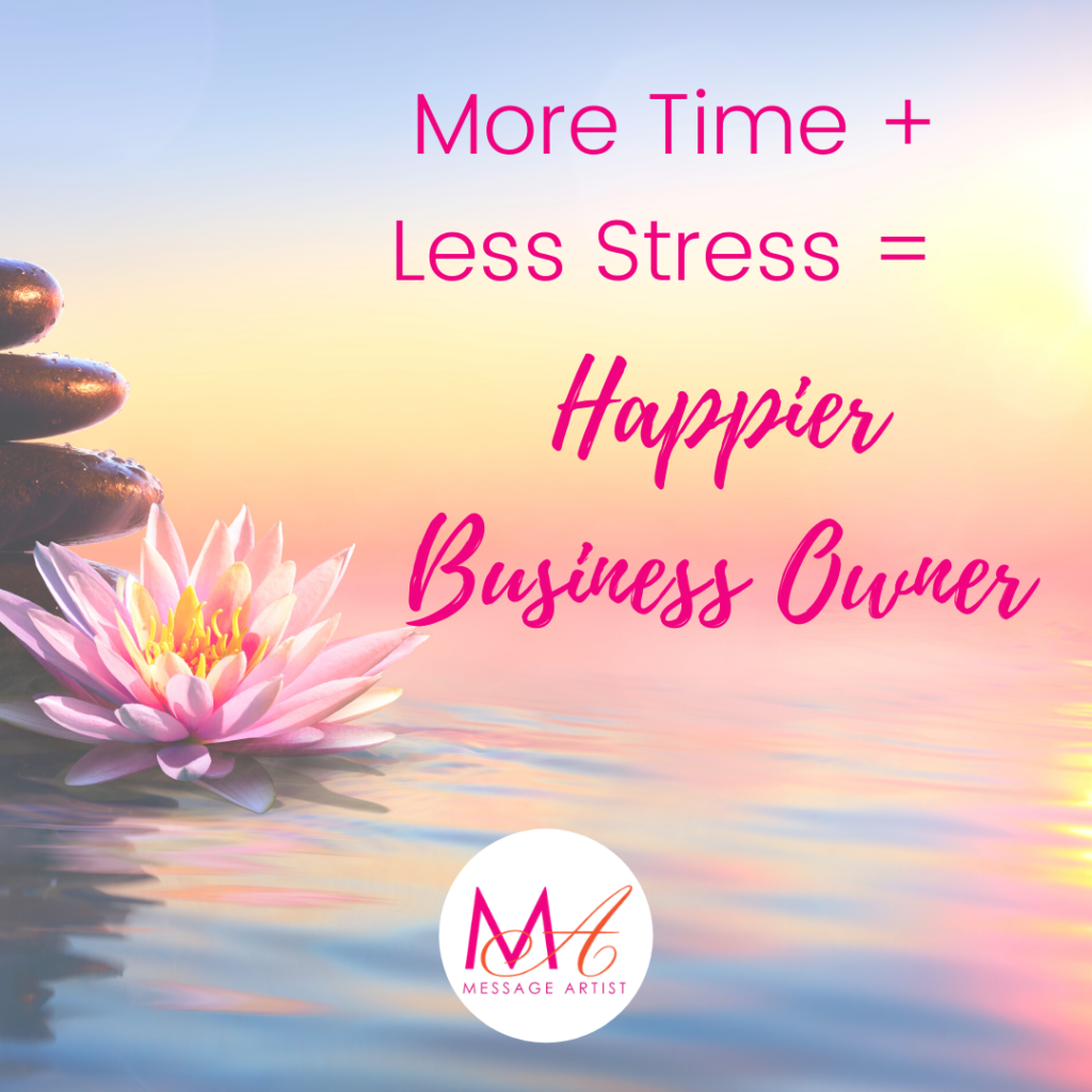 More time plus less stress equals a happy business owner