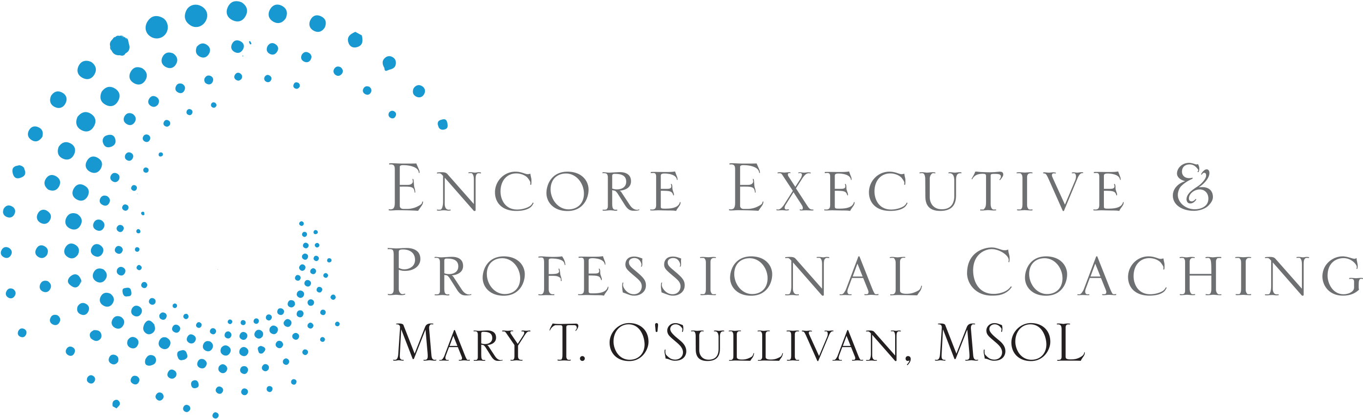 Encore Executive Coaching logo - Message Artist Creative Group