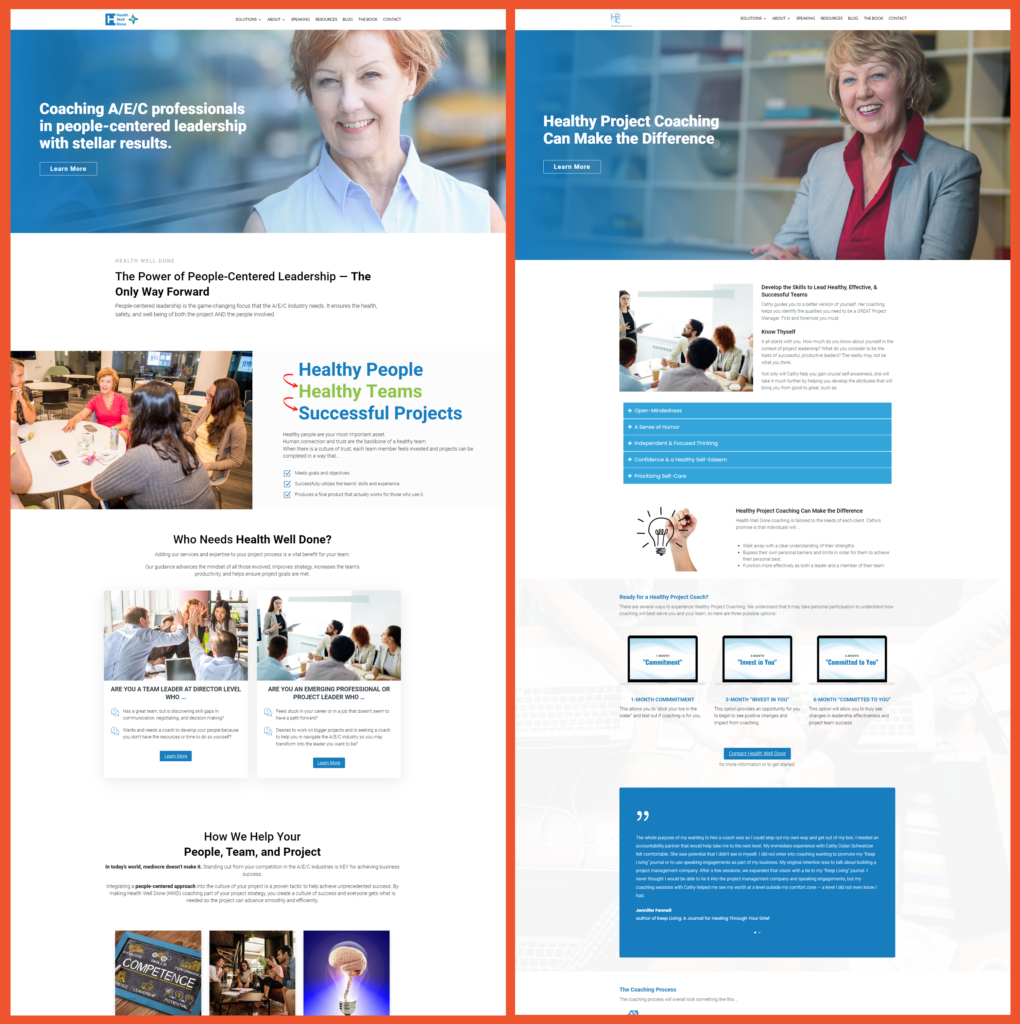 Health Well Done website
